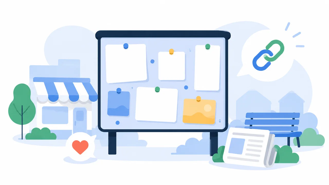 Local links from community sources